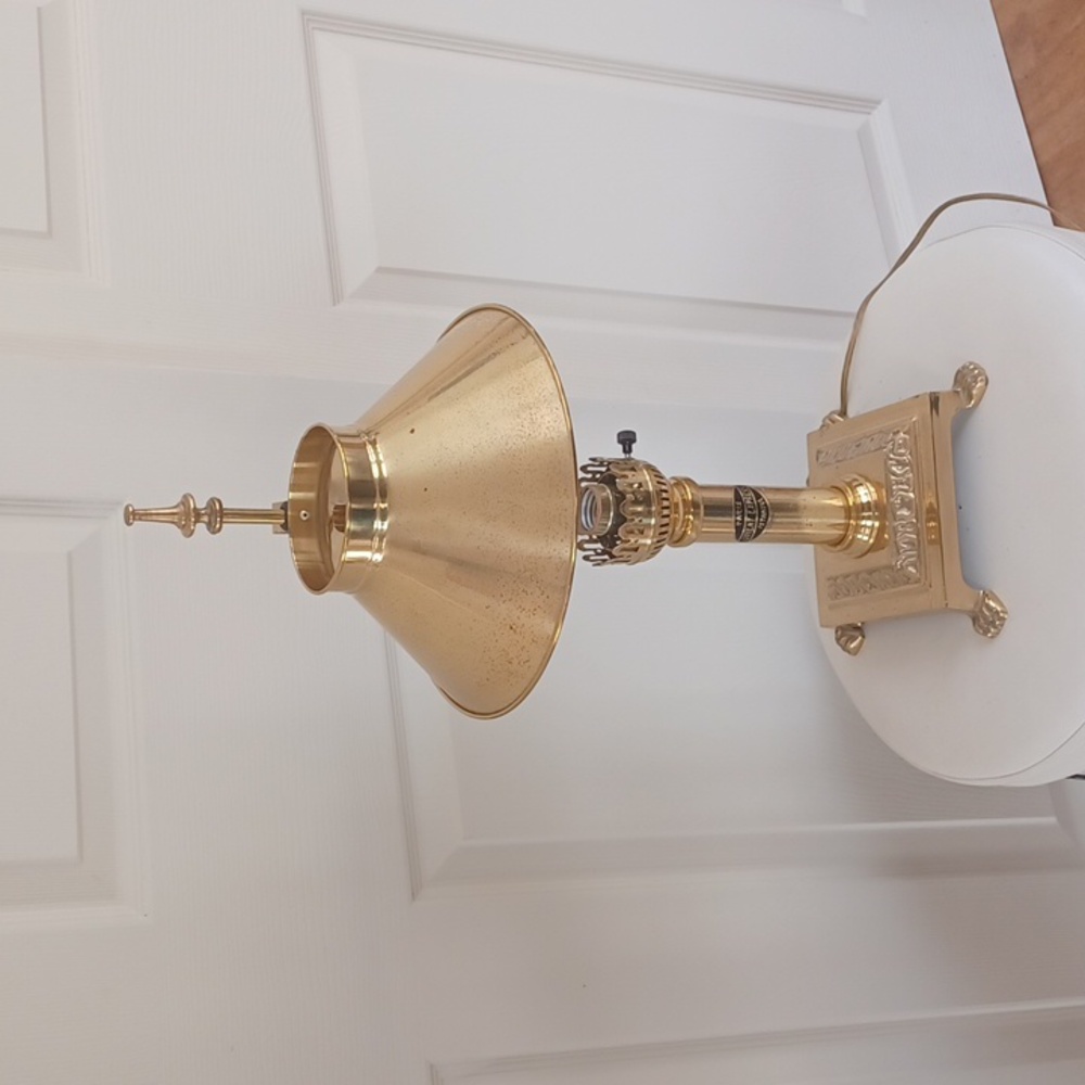 Vintage Brass Orient Express Table Lamp